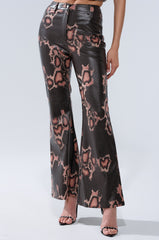 COLD BLOODED FAUX LEATHER PANTS