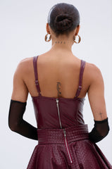 EASY LOVER BODYSUIT IN PLUM