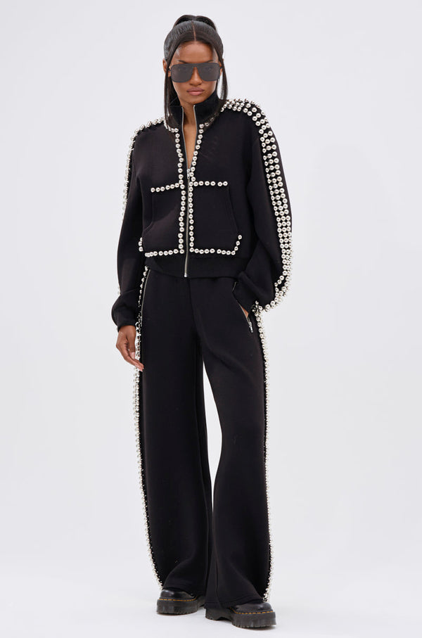 BALLS TO THE WALL JOGGER IN BLACK