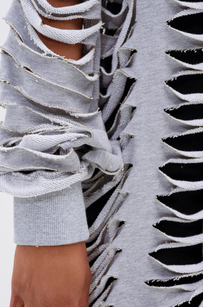 CUT IT OUT FRENCH TERRY TRENCH