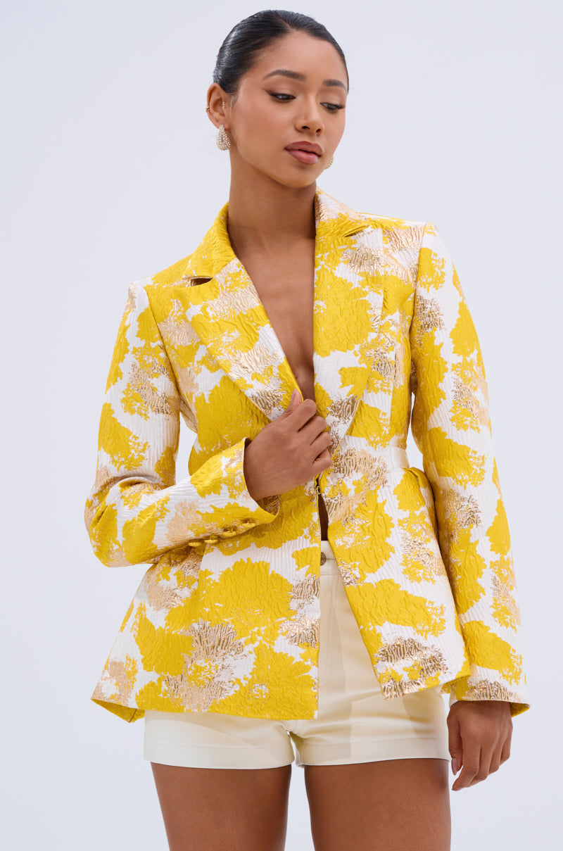 CANARY PEPLUM BLAZER