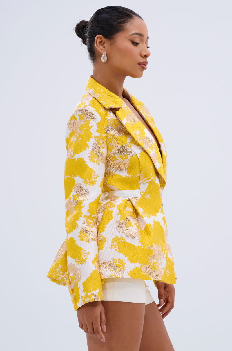 CANARY PEPLUM BLAZER