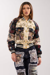 EGO CHECK PATCHWORK BOMBER