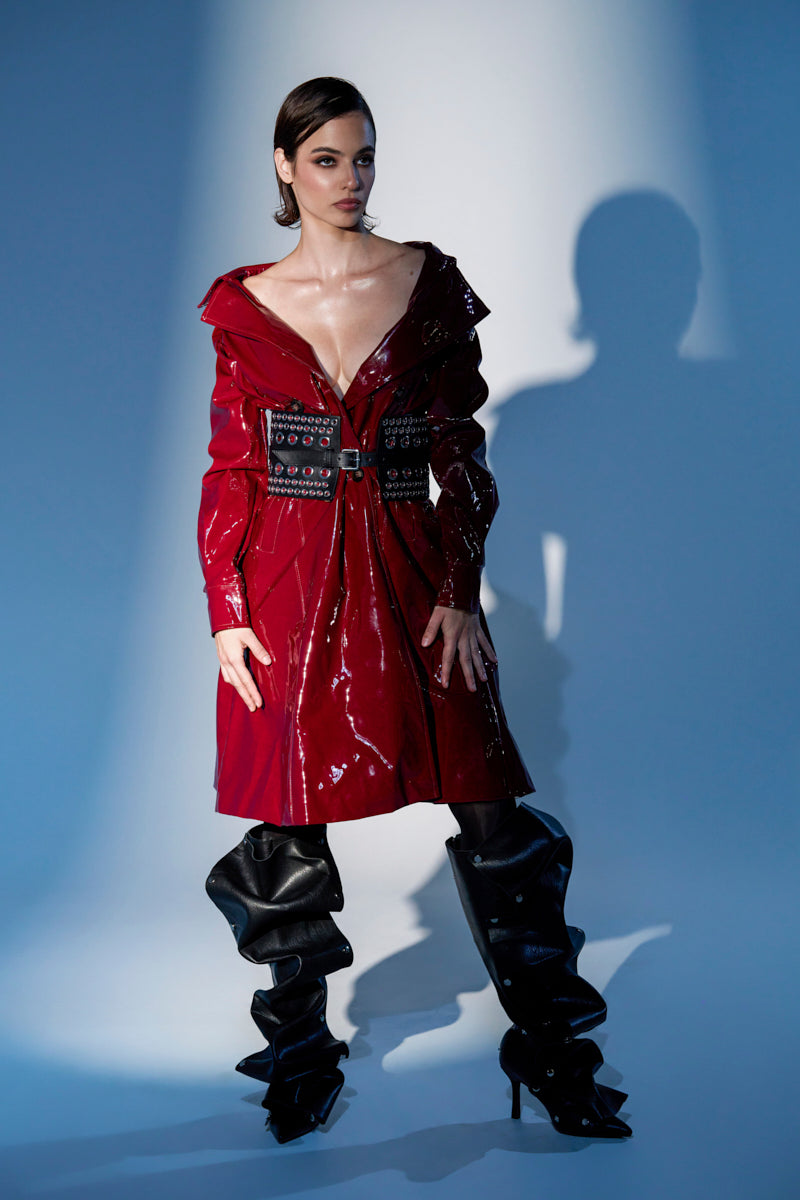 MITICA PATENT TRENCH COAT