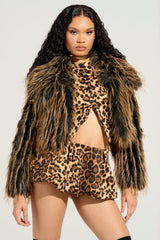 AURORA FAUX FUR JACKET