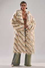 HARLOW PATCHWORK FAUX FUR