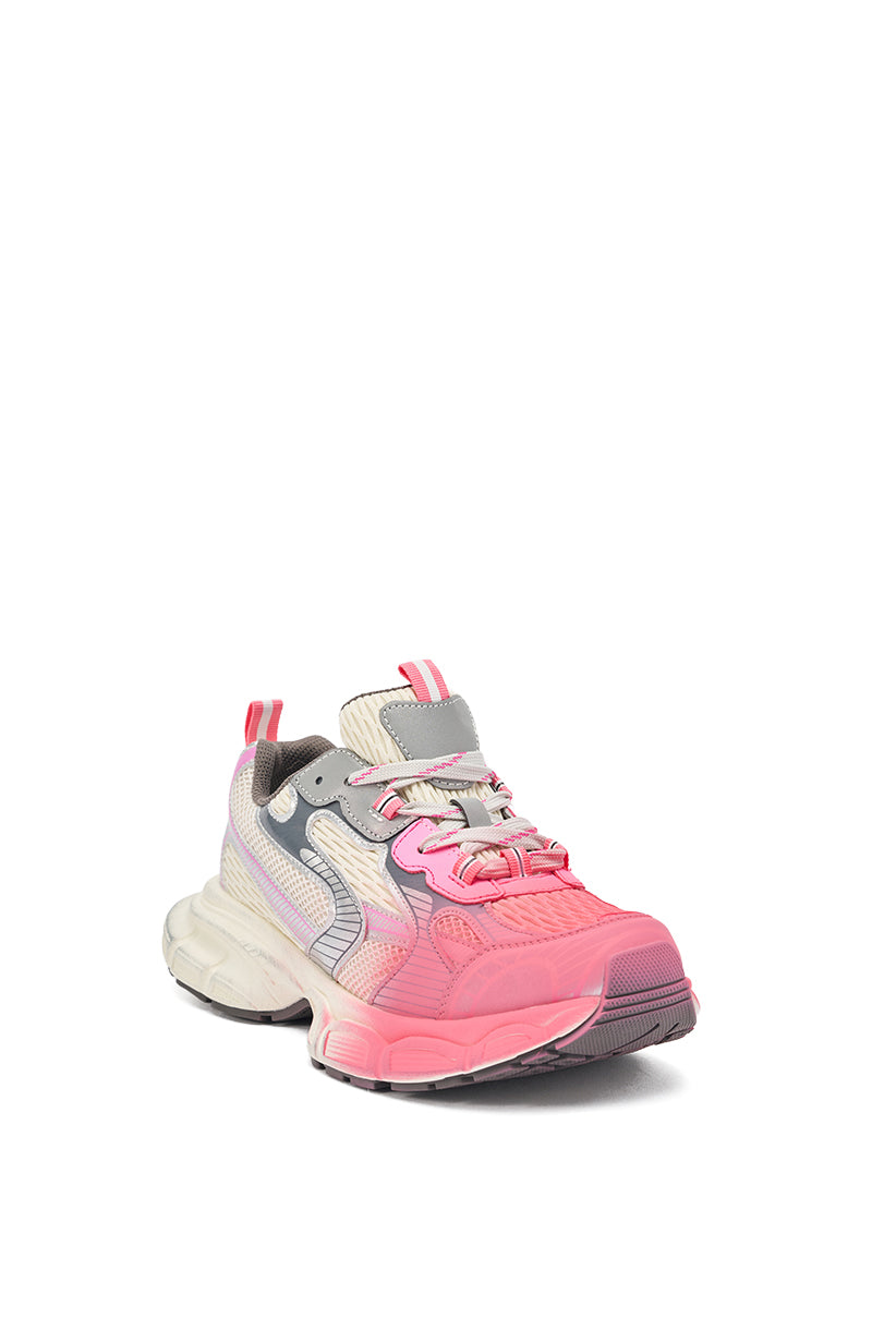 AZALEA WANG PSI PINK LACE SNEAKER