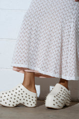 AZALEA WANG ROMESCO BONE CLOG