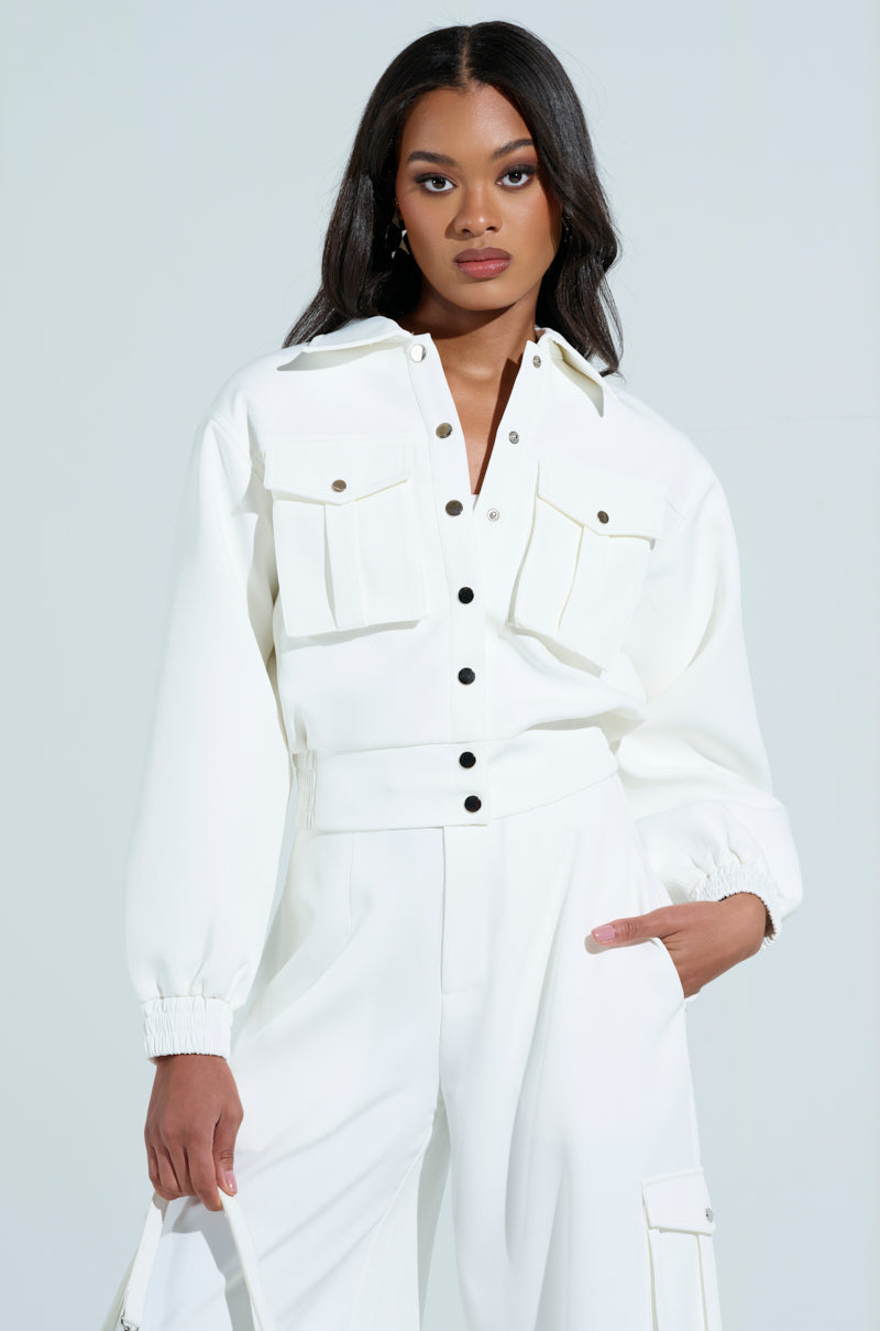 BUTTERCUP CARGO BOMBER IN WHITE