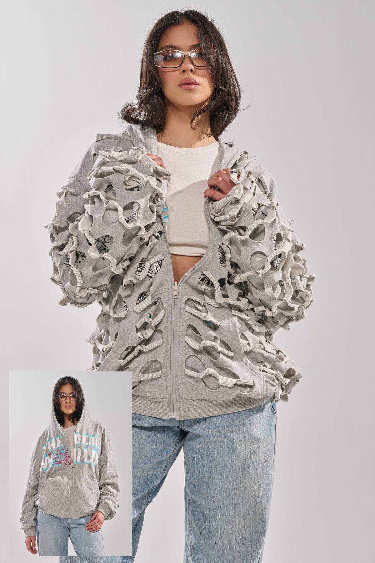 EPIC REVERSIBLE ZIP UP SWEATSHIRT