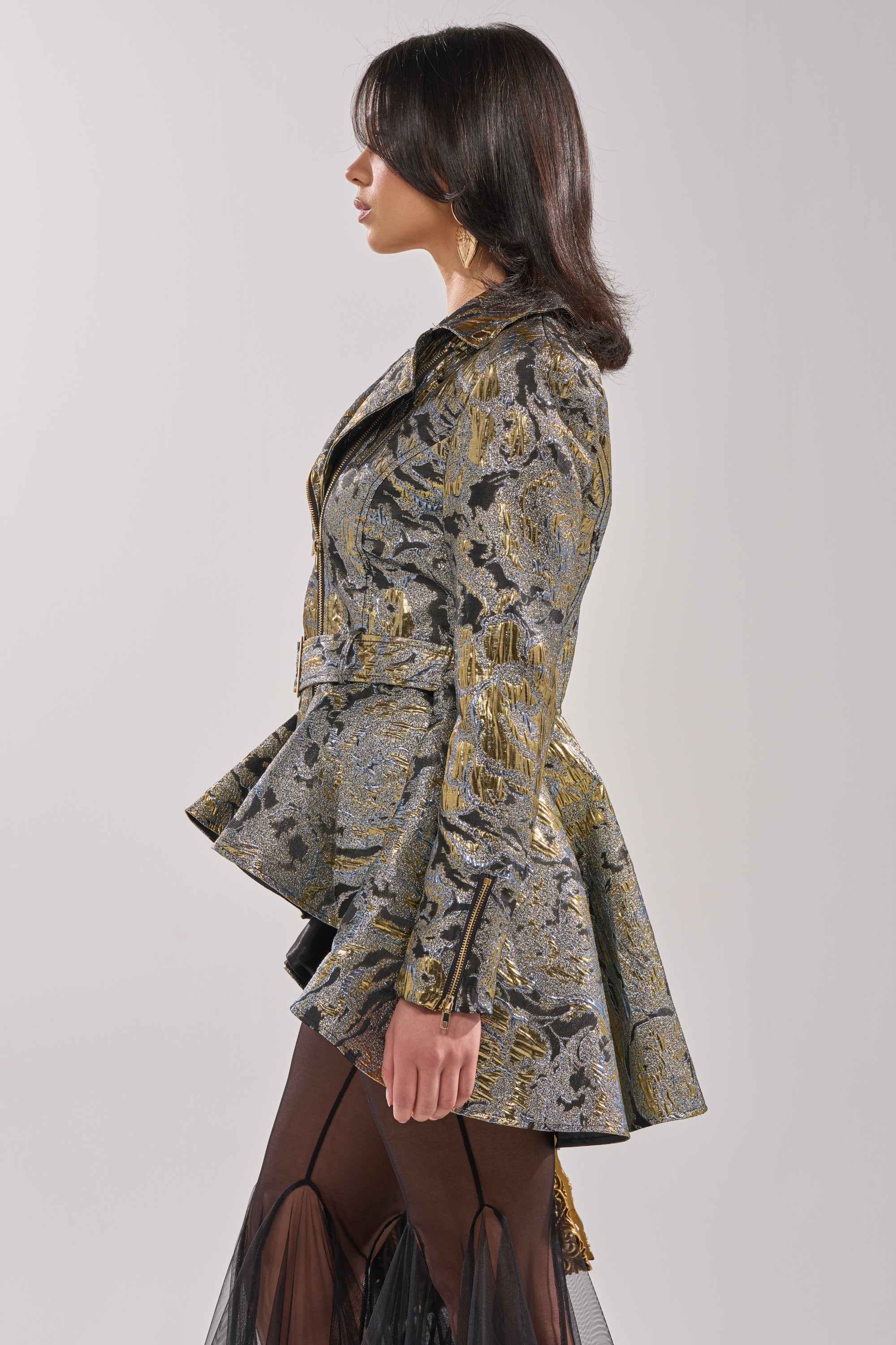 BROCADE HIGH LOW MOTO