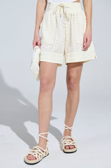 BROOKLYN CROCHET BERMUDA SHORTS