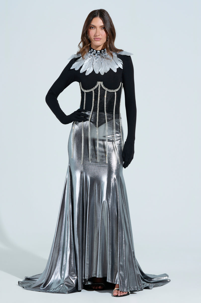 CRYSTALIZING BLING UNDERBUST BELT