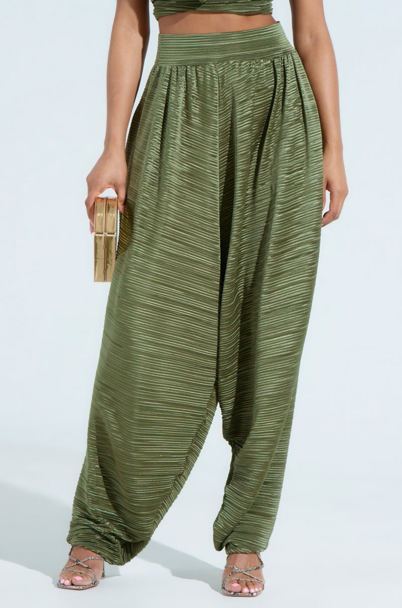 CROIX DROP CROTCH PLISSE PANT