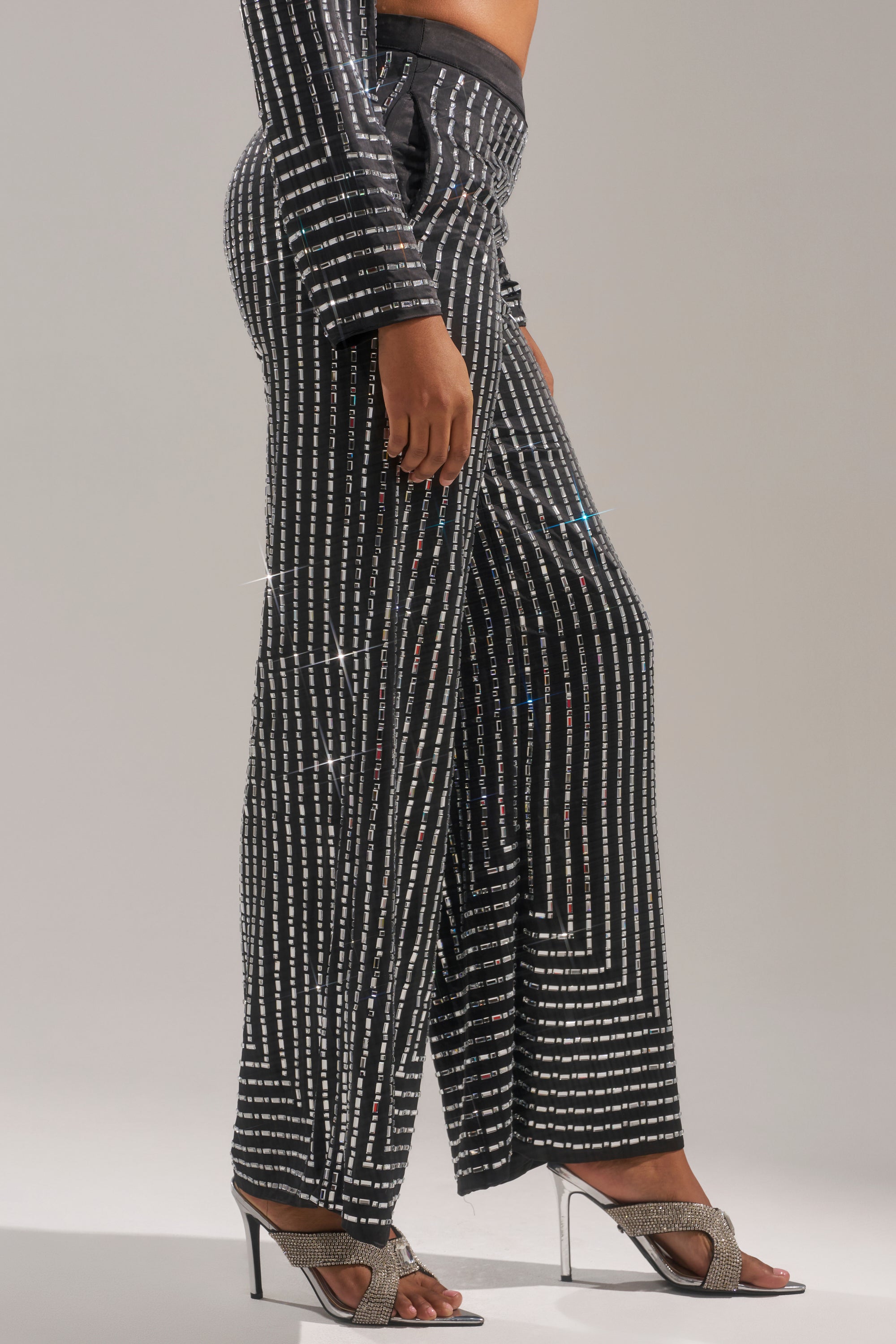 DONT STARE TOO HARD RHINESTONE TROUSER