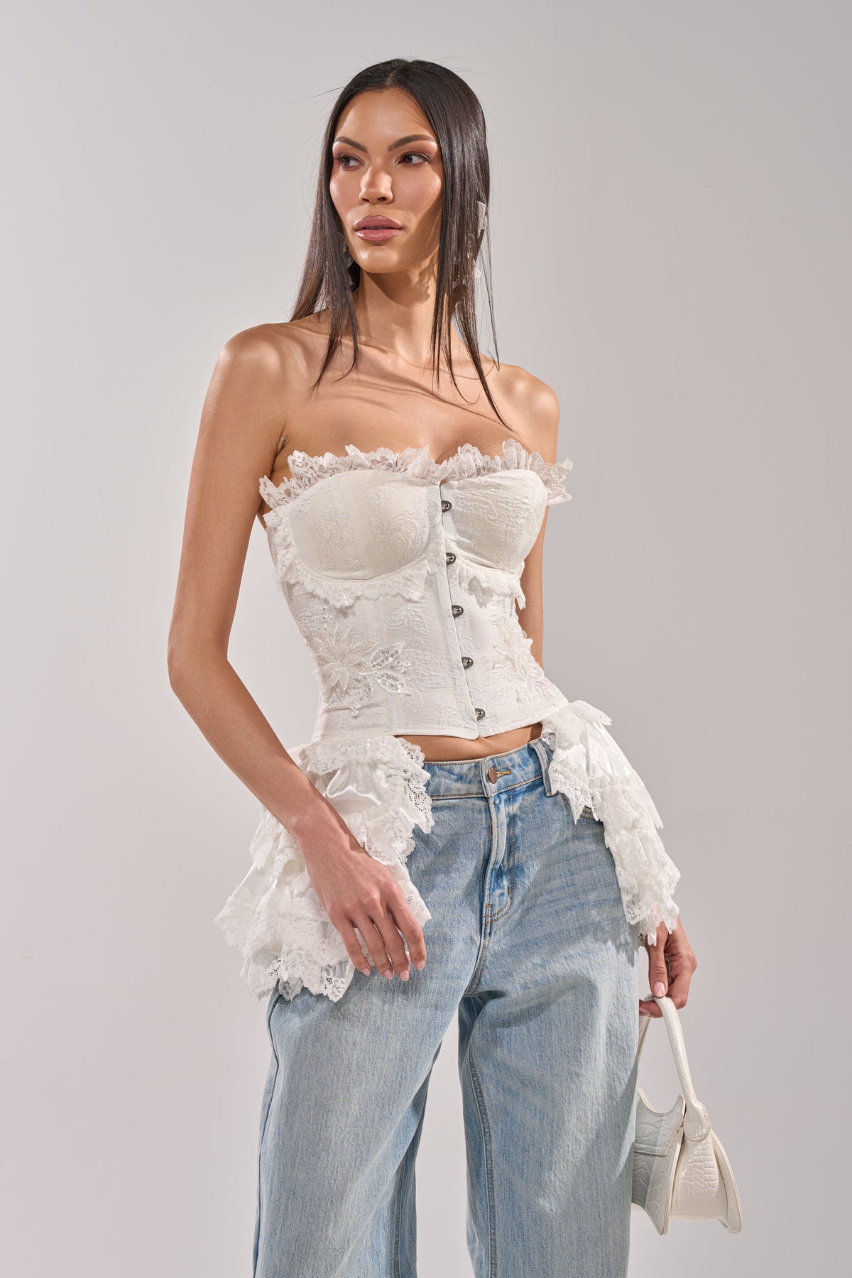 ALL WE DO LACE CORSET