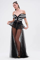 DRAMA STRETCH CAGE BELT