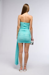 ALLISON MESH RHINESTONE MINI DRESS