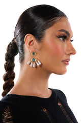 ALWAYS WATCHING EMBELLISHED EARRINGS