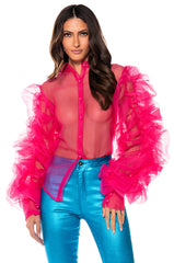 CARLEE BUTTON UP BLOUSE