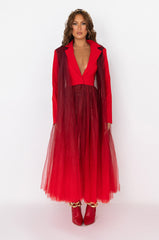 AVANT GARDE OMBRE TULLE TRENCH