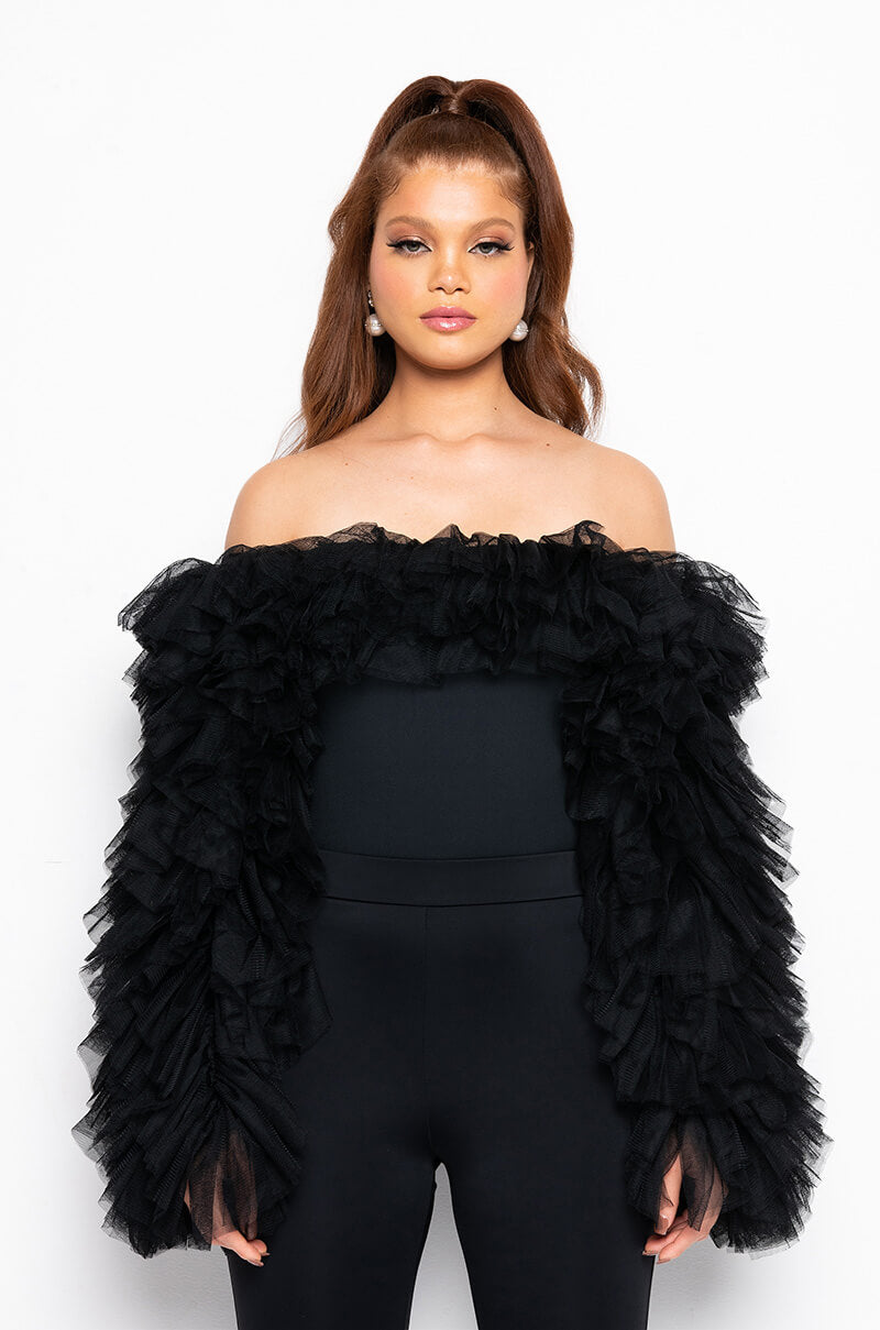 AWARD WINNER RUFFLE BODYSUIT