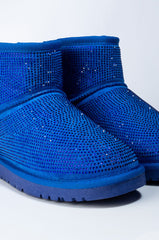 AZALEA WANG ALL NIGHT LONG MULTI STONE MINI ANKLE BOOTIES