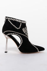 AZALEA WANG ALL YOU EVER TALK ABOUT IT STILETTO BOOTIE