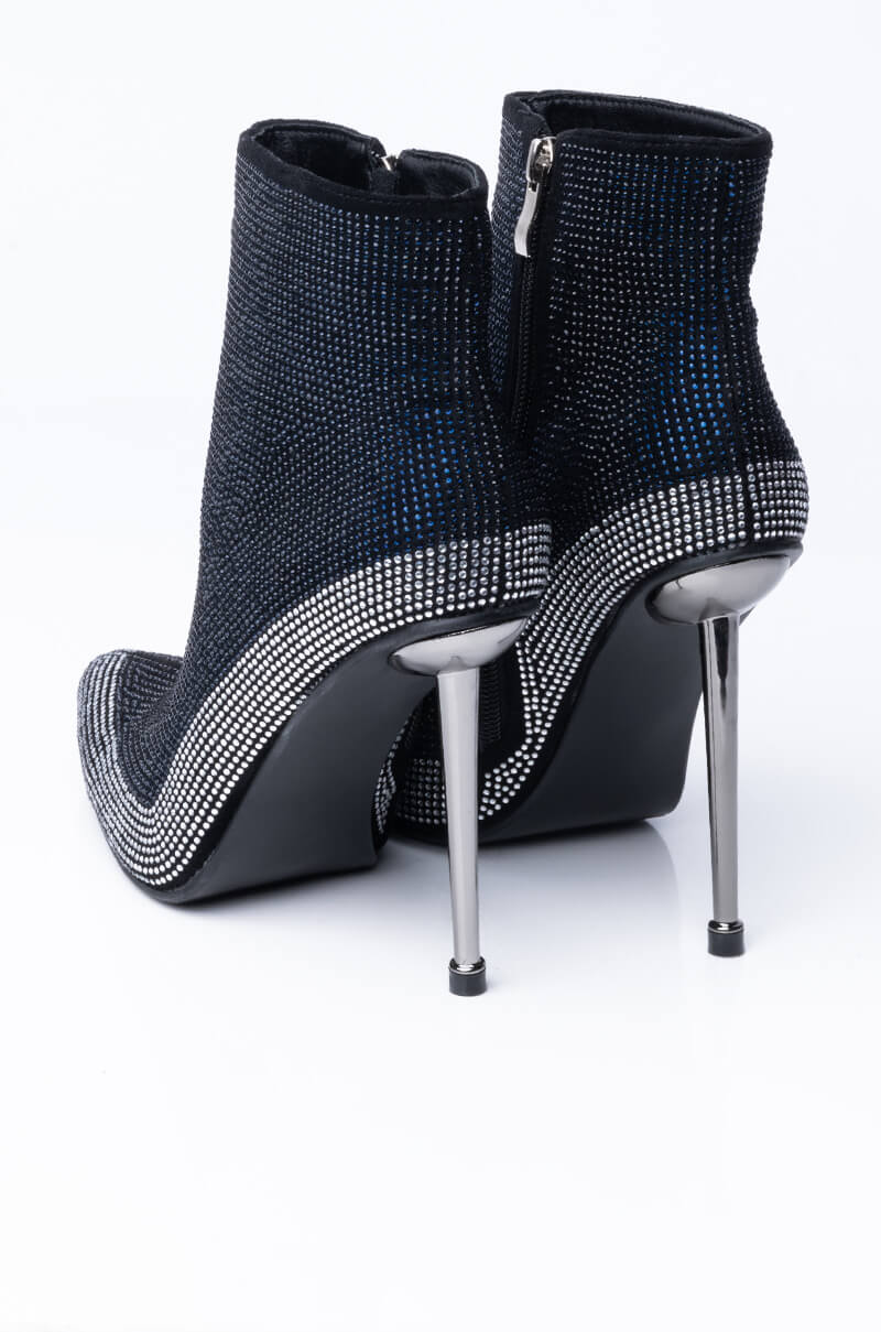 AZALEA WANG CAN'T LIE TO YOU STILETTO BOOTIE IN BLUE