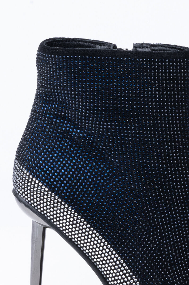 AZALEA WANG CAN'T LIE TO YOU STILETTO BOOTIE IN BLUE