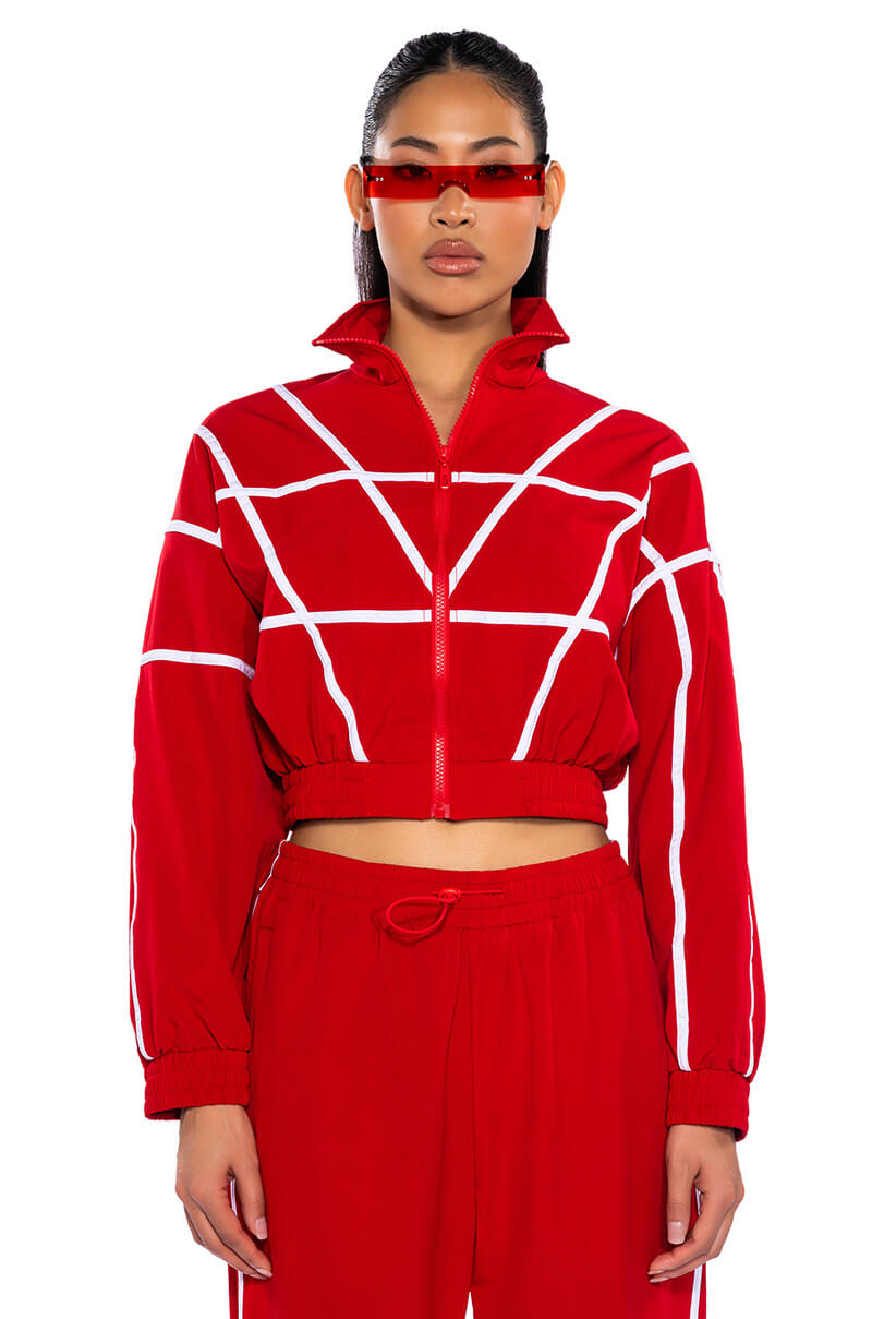 AZALEA WANG TRACK BOMBER