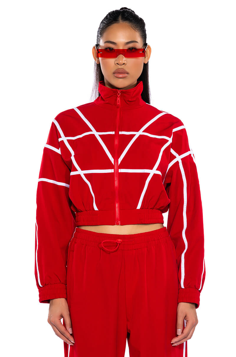AZALEA WANG TRACK BOMBER