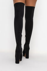 AZALEA WANG DANG SIS CHUNKY BOOTIE IN BLACK