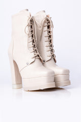 AZALEA WANG DON'T CALL ME YOURS CHUNKY BOOTIE IN BONE