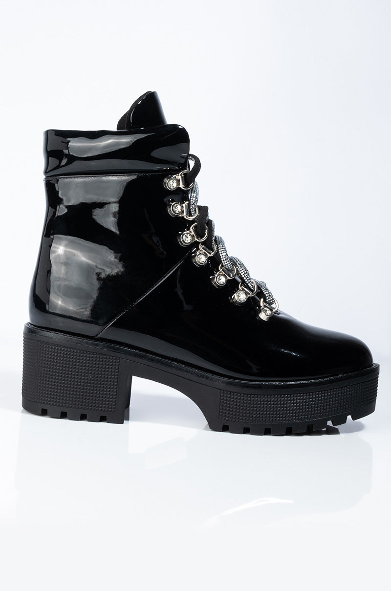 AZALEA WANG GIRL YOU KNOW YOURE A FREAK FLATFORM BOOTIE