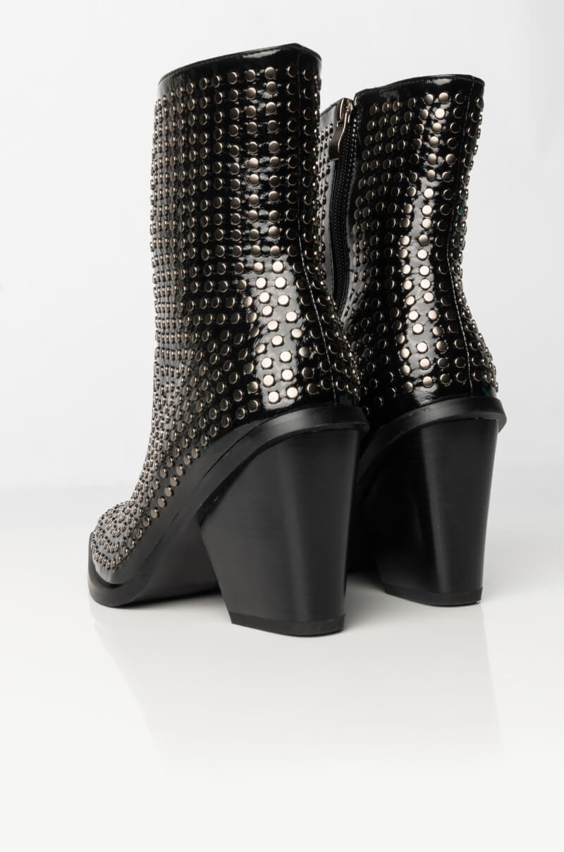 AZALEA WANG LEFT YOU ON READ STUDDED BOOTIE