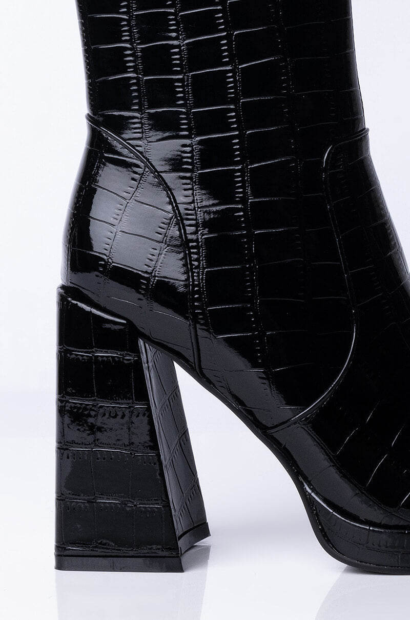 AZALEA WANG NOBODY DOES IT LIKE ME CHUNKY BOOTIE IN BLACK