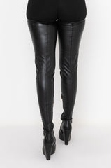AZALEA WANG NONE OF YOUR BUSINESS WEDGE BOOT IN BLACK