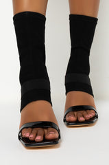 AZALEA WANG NOT LETTING YOU GO TONIGHT CHUNKY HEEL BOOTIE