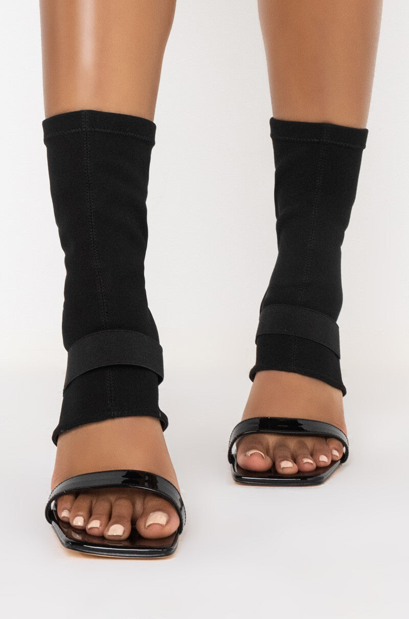 AZALEA WANG NOT LETTING YOU GO TONIGHT CHUNKY HEEL BOOTIE