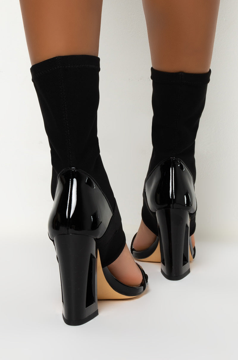 AZALEA WANG NOT LETTING YOU GO TONIGHT CHUNKY HEEL BOOTIE