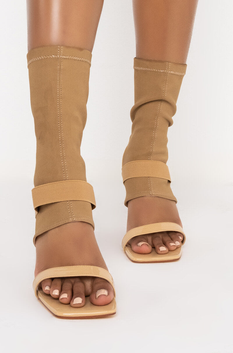 AZALEA WANG NOT LETTING YOU GO TONIGHT CHUNKY HEEL BOOTIE