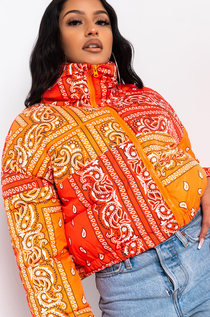 AZALEA WANG PAISLEY MIDTOWN PUFFER