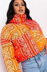 AZALEA WANG PAISLEY MIDTOWN PUFFER