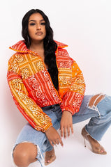 AZALEA WANG PAISLEY MIDTOWN PUFFER