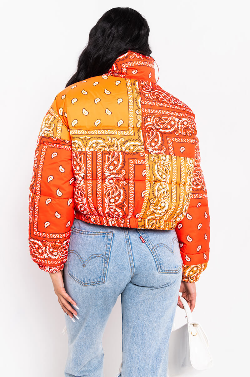 AZALEA WANG PAISLEY MIDTOWN PUFFER