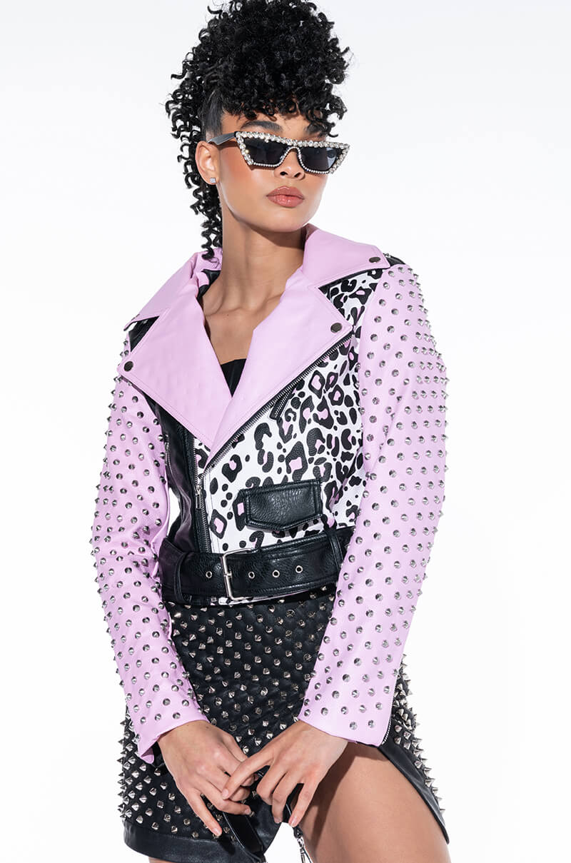 AZALEA WANG PRETTY MESS GRAFFITI JACKET