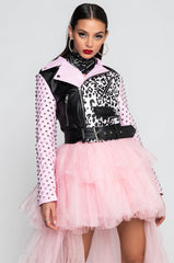 AZALEA WANG PRETTY MESS GRAFFITI JACKET
