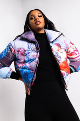 AZALEA WANG RENN ART MULTI PUFFER JACKET