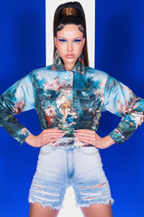AZALEA WANG RENN OVERSIZE CROP JACKET
